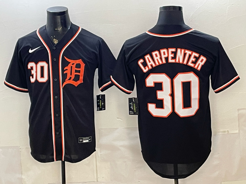 Men Detroit Tigers #30 Carpenter black Nike 2026 MLB Jersey 0523001